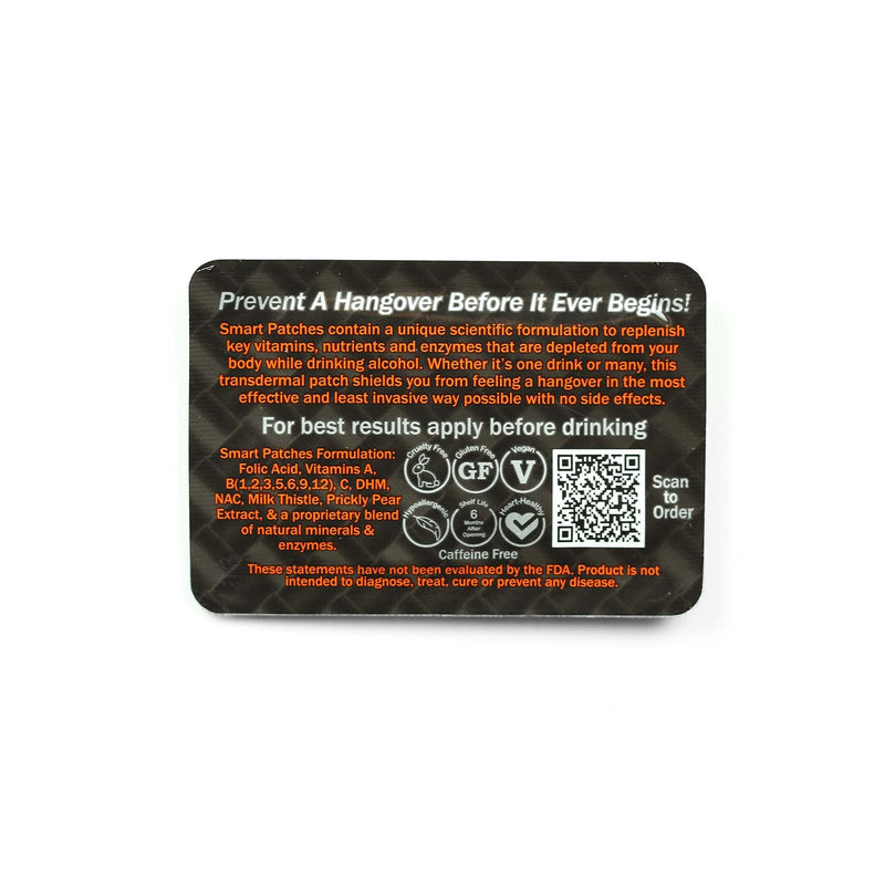 Buy More And Save! Smart Patches High Performance Hangover Protection 30 Patches