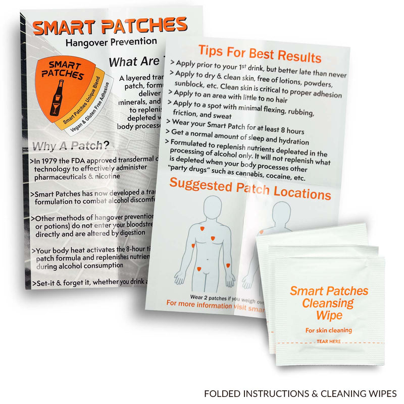 Buy More And Save! Smart Patches High Performance Hangover Protection 30 Patches