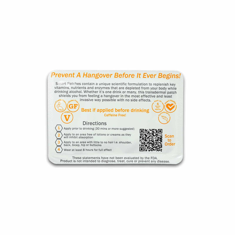 GetSetPop Hangover Patches, 10 Patches, Easy to use & Long lasting effect